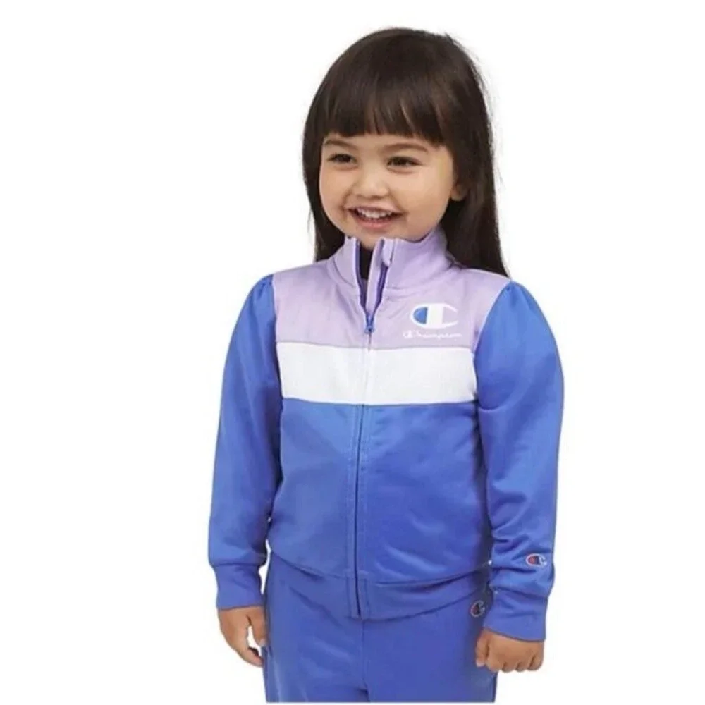 NWT Champion Girls 4t Lavender 2 Piece Track Set Pants & Jacket Full Zip New